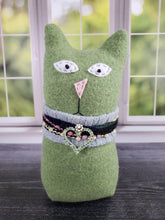 Load image into Gallery viewer, Surprise Medium Handmade Ragamuffin Kitty Cat Sweater Art Doll Cat Lover Gift