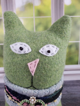 Load image into Gallery viewer, Surprise Medium Handmade Ragamuffin Kitty Cat Sweater Art Doll Cat Lover Gift