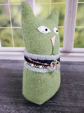 Load image into Gallery viewer, Surprise Medium Handmade Ragamuffin Kitty Cat Sweater Art Doll Cat Lover Gift