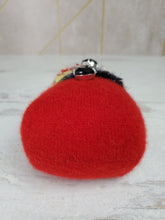 Load image into Gallery viewer, Handmade Red Ragamuffin Kitty Upcycled Sweater Art Doll Cat Lover Gift