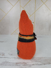 Load image into Gallery viewer, Handmade Orange Ragamuffin Kitty Upcycled Sweater Art Doll Cat Lover Gift
