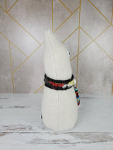 Load image into Gallery viewer, Handmade White Ragamuffin Kitty Upcycled Sweater Art Doll Cat Lover Gift